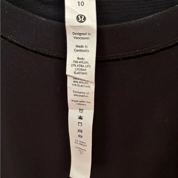 Lululemon UV Protection Fold over Long Sleeve Running Shirt unworn - Picture 7 of 9